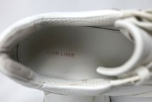 JOHN LOBB ジョンロブ Foundry ファウンドリー グレインカーフ クラシック スニーカー ホワイト サイズ6.5 25cm_画像9