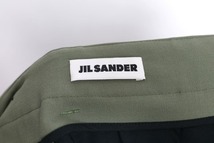 JIL SANDER ジルサンダー カーゴ ショートパンツ ウール100% サイズ48 オリーブグリーン JSMU311541_画像7