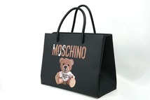 MOSCHINO モスキーノ テディベア TOTE BAG A757382101555 ショルダーストラップ無し_画像1