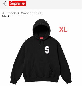 Supreme $ Hooded Sweatshirt Black シュプリーム　Sロゴフーディー　ブラックXL