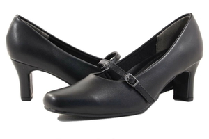 Romeo Valentino Romeo Valentino . strap lady's pumps 26cm 26.0cm 3E black black lik route .. formal ceremonial occasions 