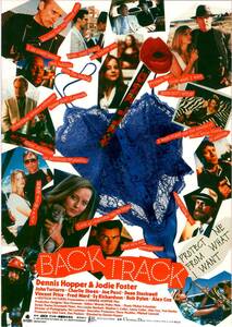 映画 チラシ　BACK TRACK　デニス・ホッパー　ジョディ・フォスター　バック・トラック　天六ユーラク座