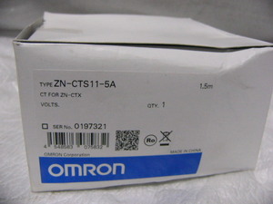 ★新品★ OMRON ZN-CTS11-5A or ZN-CTS11-50A 簡易電力ロガー 専用CT部（標準タイプ）