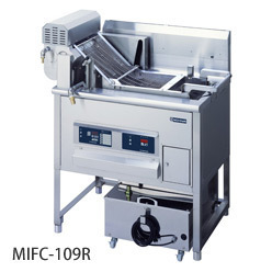 ★新品 ニチワ MIFC-89R IH連続フライヤー 食材右投入型 3相200V 惣菜店スーパー店舗IHフライヤー●送料込