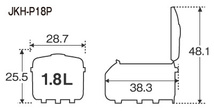 ★新品 電気 炊飯器 タイガー JKH-P181 業務用ＩＨ炊飯ジャー 炊きたて 1升炊き 1.8L 店舗●送料込_画像2