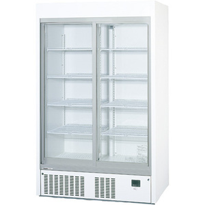 * new goods Reach in refrigeration showcase Panasonic SRM-RV419SC width 1200x450 store . door glass refrigerator * including carriage 