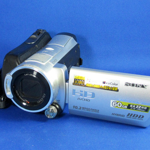 SONY HDR-SR11 フルハイビジョンビデオカメラ 通電確認 ジャンク HDD 60GBの画像1