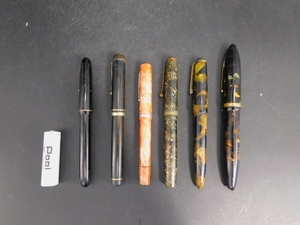 戦前 セルロイド 万年筆 W.A.SHEAFFER、SUPER FINO、PILOT、ペン先 14K ビンテージ 筆記用具 シェーファー パイロット レア