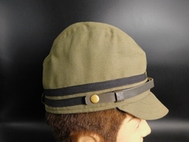 大戦末期 旧日本軍 海軍 三種士官帽 略帽 当時物 オリジナル 将校 軍装 Japanese Navy officer cap from the end of the WW2_画像4