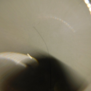 本水晶 水晶玉 7.8ｃｍ 660ｇ 木製台 置物 内包物有 天然水晶 天然クォーツ 風水 パワーストーン の画像6