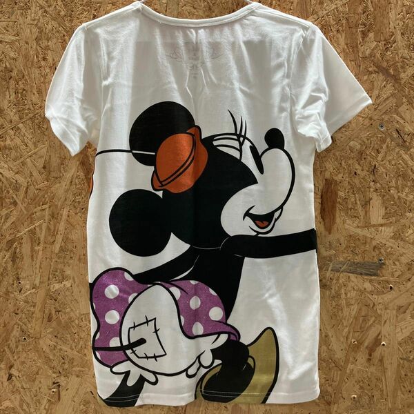 ［新品未使用］ディズニー　Disney ミニーマウス　半袖　Tシャツ　白　Mサイズ