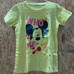 ディズニー　Disney 半袖Tシャツ　Sサイズ　ユニクロ　UNIQLO イエロー　黄色