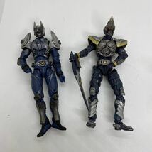 a*★中古品　S.I.C. 極魂 仮面ライダー龍騎 ギャレン ナイト ブレイド 4体セット フィギュア バンダイ ★_画像3