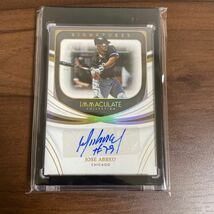 Jose Abreu 直筆サイン auto Panini immaculate Topps MLB ホワイトソックス 7枚限定_画像1