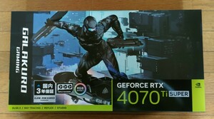 新品 玄人志向 GALAKURO GAMING GG-RTX4070TiSP-E16GB/EX/TP / RTX 4070 Ti SUPER