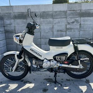 配送のみ!! 在庫セール ホワイト HONDA クロスカブ110 CROSS CUB110 JA45 限定モデル 低走行7402km 軽整備点検済 機関程度良好 E/G絶好調の画像2