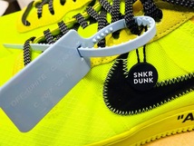 1円～ 未使用 Nike Off-White THE 10 Air Force 1 Low Volt ナイキ オフホワイト エアフォース1 ロー ボルト AO4606-700 28.0cm 鑑定バッジ_画像7