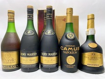 REMY MARTIN レミーマルタン VSOP CAMUS カミュ ナポレオン L.Dorville VIEIL ブランデー コニャック アルマニャック まとめ 5本セット_画像1