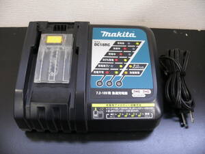 makita 純正 急速充電器 DC18RC 7.2V～18V USED 美品です。マキタ