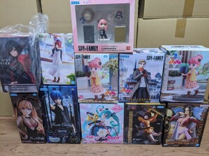 【1円スタート】プライズフィギュア まとめ売り 美少女系　初音ミク/ラムちゃん/ホロライブ/リゼロ/五等分の花嫁　等合計11個セット