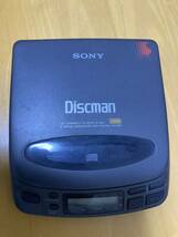 [ジャンク] SONY ポータブルCDプレーヤー Discman D-202_画像1