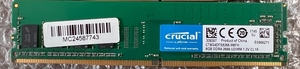 Crucial(Micron製) デスクトップPC用メモリ PC4-21300(DDR4-2666) 8GB×1枚 CL19 SRx8 288pin CT8G4DFS8266 動作確認済 中古