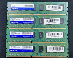 動作確認済 中古 メモリ 32GB(8GB×4枚セット) 8GX16 U-DIMM 8GB 240pin DDR3 1333 デスクトップ メモリ ADATA