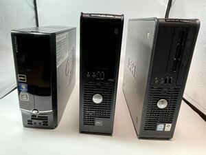 ジャンクパソコン3台セット デスクトップパソコン PC 現状品 DELL eMachines