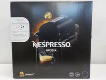 ☆【極美品】NESPRESSO INISSIA(ボーナスパック24カプセル入) ブラック D40-BK-CO ネスレネスプレッソ株式会社【コーヒーメーカー】_画像2