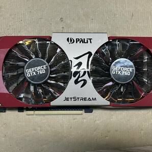 ★中古品 BIOS確認 Palit Jetstream Geforce GTX 760 2GB GDDR5 256BIT グラフィックボード★の画像1