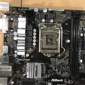 ★中古品 BIOS確認ASRock B360M LGA1151 MicroATX マザーボード IOパネル付属 ★の画像4