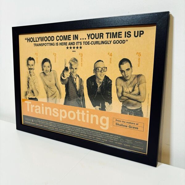 【黒額付きポスター】トレインスポッティング Trainspotting①(新品)