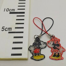 【未使用保管品】ディズニー ミッキー ミニー ストラップ キス Disney Mickey Minnie Kiss《管:赤39》_画像3