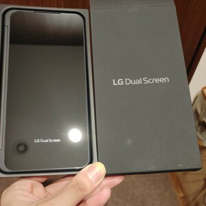 新品同様 迅速発送 LG V60 ThinQ 5G デュアルスクリーンケース dualscreen case