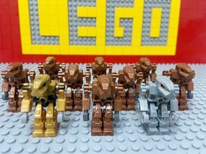 ☆エクソフォース☆ レゴ　ミニフィグ　大量10体　ロボット　パイロット　兵隊　兵士　( LEGO 人形 敵 機械　C30403