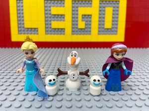 * hole . snow. woman .* Lego Mini fig L sa hole Olaf snow gi-( LEGO doll hole snow Disney Princess C30420