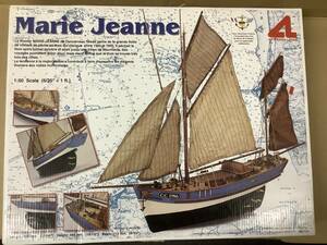 3 ARTESANIA LATINA 1/50 Marie Jeanne フランス コンカルノー マグロ 漁船 木製 帆船 アルテサニア マリージャンヌ 20170 バルサ 帆船模型