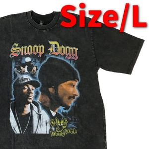 snoop dogg ヴィンテージ加工Tシャツ 2 ラップ raptee L