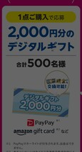 レシート懸賞応募、デジタルギフト2000円分当たる！締切5月31日_画像4