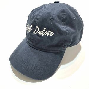 90s The game 6パネル ベースボールキャップ South Dakota サウスダコタ コットン ネイビー 紺 FREE vintage ヴィンテージ ビンテージ USA