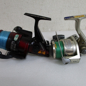 【Y10/K】SHIMANO シマノ 他 スピニングリール 2点セット HOLIDAY SPIN XT 4000 /TACTICS EWNJOY CRIMSON の画像3