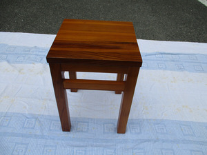 【Y14/G】SCANTEAK スキャンティーク 木製 イス スツール スクエア 椅子 W32cm×D32cm×H45cm 【直接引取歓迎】