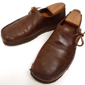 Clarks / Clarks / Rugger черное дерево мокасины обувь UK7 1/2G(25.5cm соответствует )( мужской )[ б/у ]16i-1-025