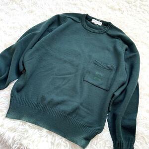 クリスチャンディオール オールド ヴィンテージ ロゴ刺繍 薄手ニット セーター ユニセックス　