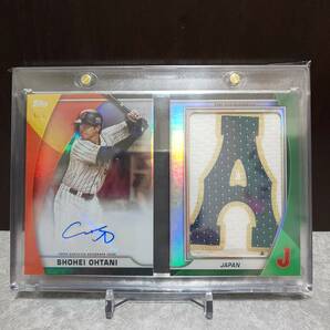 【大谷翔平】 Topps World Baseball Classic 2023 Nameplate Relic Book Auto 直筆サインカード 6枚限定 ブックレット A ラストナンバーの画像1