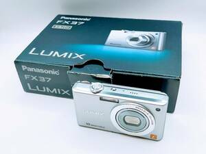 ★極美品・動作確認済み・ストロボ発光済み★パナソニック Panasonic Lumix FX37 取扱説明書・元箱あり#68