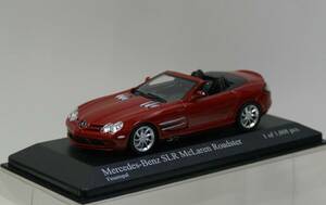 【PMA】1/43 メルセデスベンツ SLR マクラーレン (C199) 2ドアロードスター 2007年レッド (商品№ 400 037131)ダイキャスト製のミニカー