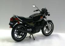 【アオシマ】1/12 ヤマハ RZ250 1980年 ニューヤマハブラック（ 商品№ 110423)の完成バイクモデル_画像4