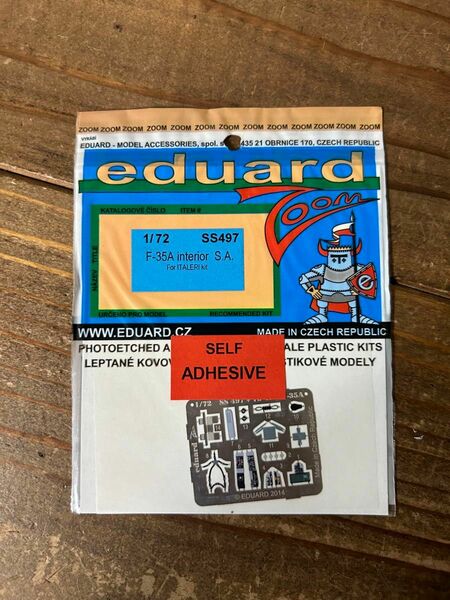 ③ 497 【1/72】エデュアルド 米軍 F-35A エッチングパーツ 未使用品 プラモデル ビーバーコーポレーション