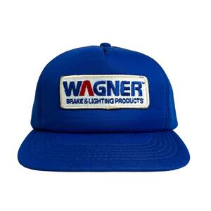 【キャップ / 帽子】WAGNER (ワグナー) ビンテージ　ワッペン　刺繍　トラッカーキャップ　6パネル　古着　アメカジ